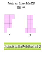 Đơn vị đo diện tích. Xăng-ti-met vuông