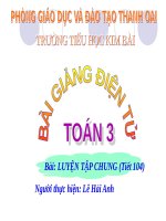 Phép trừ các số trong phạm vi 10 000