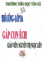Bài 2. Gấp con ếch