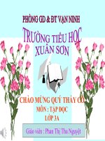 Tuần 3. Quạt cho bà ngủ