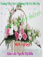 Tuần 10. Thư gửi bà