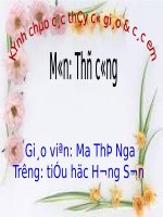Bài 15. Làm đồng hồ để bàn