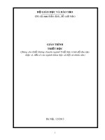 Giáo trình triết học   bộ giáo dục và đào tạo (tt) 