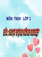 Bài 30. Hoạt động nông nghiệp