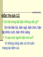 Tuần 8. Các em nhỏ và cụ già