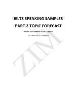 TUYỂN TẬP 70 BÀI MẪU CHO ĐỀ DỰ ĐOÁN IELTS SPEAKING PART 2 TỪ THÁNG 9 – 122017