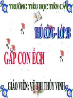 Bài 2. Gấp con ếch