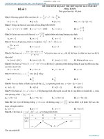 5 đề minh họa kỳ thi THPT quốc gia 2017 môn toán có giải chi tiết   vũ ngọc huyền 