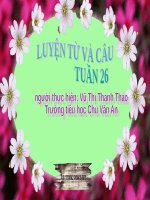Tuần 26. Sự tích lễ hội Chử Đồng Tử