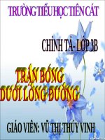 Tuần 7. Tập chép: Trận bóng dưới lòng đường