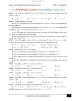 111 câu hỏi trắc nghiệm về mặt phẳng trong oxyz   hứa lâm phong 