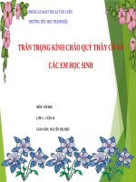 Tuần 10. Giọng quê hương
