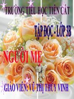 Tuần 4. Người mẹ