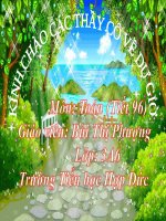 Điểm ở giữa. Trung điểm của đoạn thẳng