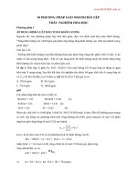 10 PHƯƠNG PHÁP GIẢI NHANH bài tập hóa học 