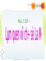 Làm quen với chữ số La Mã