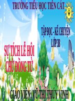 Tuần 26. Sự tích lễ hội Chử Đồng Tử