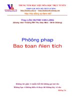 Phương pháp bảo toàn điện tích 
