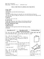 Tiết 611   thể tích của hình lăng trụ đứng 