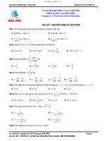 130 bài tập trắc nghiệm ôn tập học kỳ 2 môn toán 12   nguyễn quốc việt 