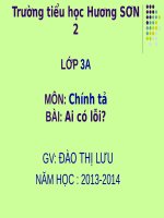 Tuần 2. Nghe-viết: Ai có lỗi?