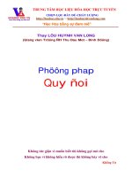 Phương pháp quy đổi 