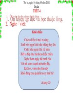 Tuần 27. Ôn tập Giữa Học kì II