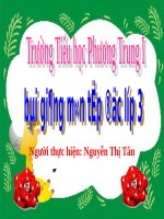 Tuần 21. Bàn tay cô giáo