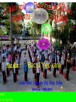 Tuần 31. Bác sĩ Y-éc-xanh