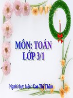 Phép trừ các số trong phạm vi 10 000