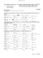 ĐỀ THAM KHẢO kì THI TRUNG học PT tiengnhat k17 