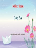 Phép trừ các số trong phạm vi 100 000