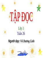 Tuần 29. Buổi học thể dục