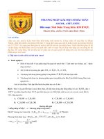 Phương pháp giải một số bài toán ancol, axit, este   doãn trung kiên 