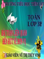 Bài toán liên quan đến rút vế đơn vị (tiếp theo)