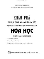 Khám phá tư duy giải nhanh thần tốc môn hóa học   nguyễn anh phong 