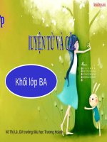 Tuần 3. So sánh. Dấu chấm