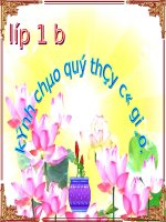 Tuần 10. Đi học