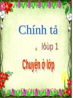 Tuần 7. Chuyện ở lớp