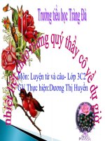 Tuần 7. Ôn tập về từ chỉ hoạt động, trạng thái. So sánh