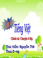 Tuần 7. Chuyện ở lớp