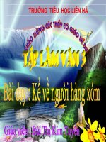 Tuần 8. Kể về người hàng xóm