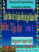 Tuần 7. Người bạn tốt