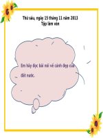 Tuần 13. Viết thư