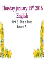 Unit 4: How old are you?