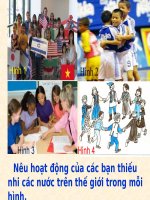 Bài 9. Đoàn kết với thiếu nhi quốc tế