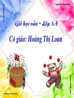 Bài 94. oang, oăng