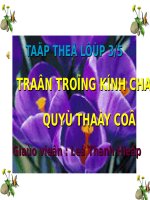 Bài 14. Chăm sóc cây trồng, vật nuôi