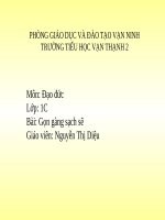Bài 2. Gọn gàng, sạch sẽ