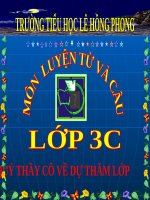 Tuần 8. MRVT: Cộng đồng. Ôn tập câu Ai làm gì?